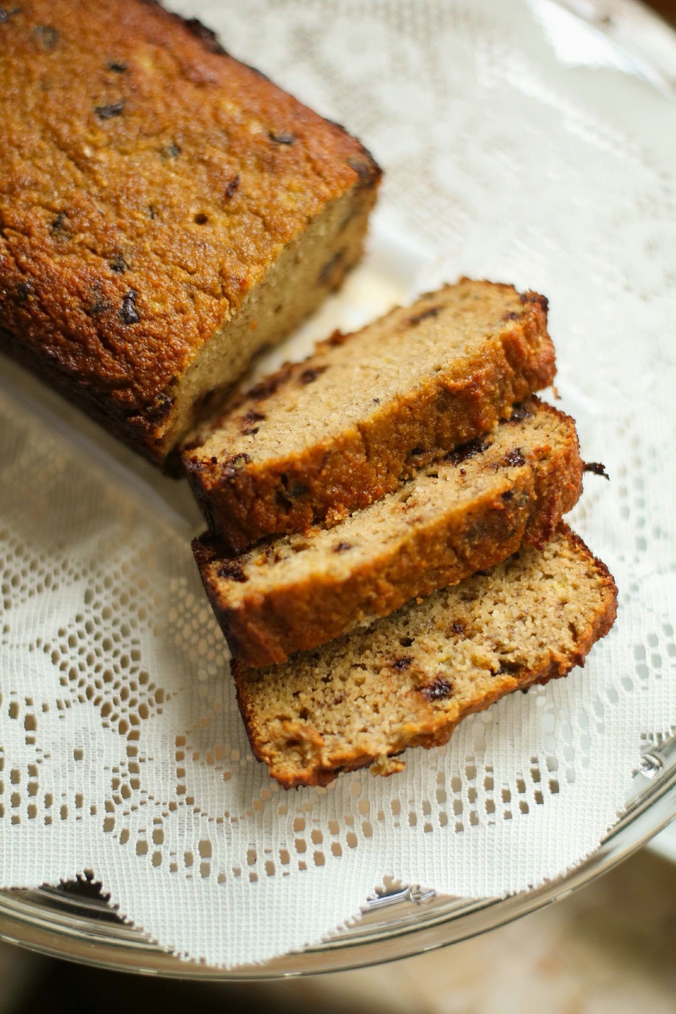 Paleo Banana Chocolate Chip Loaf